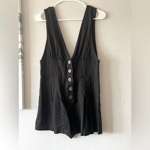 Black Forever 21 Contemporary romper, size M